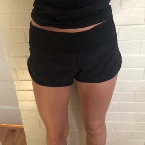 Black lululemon shorts. Great condition!
